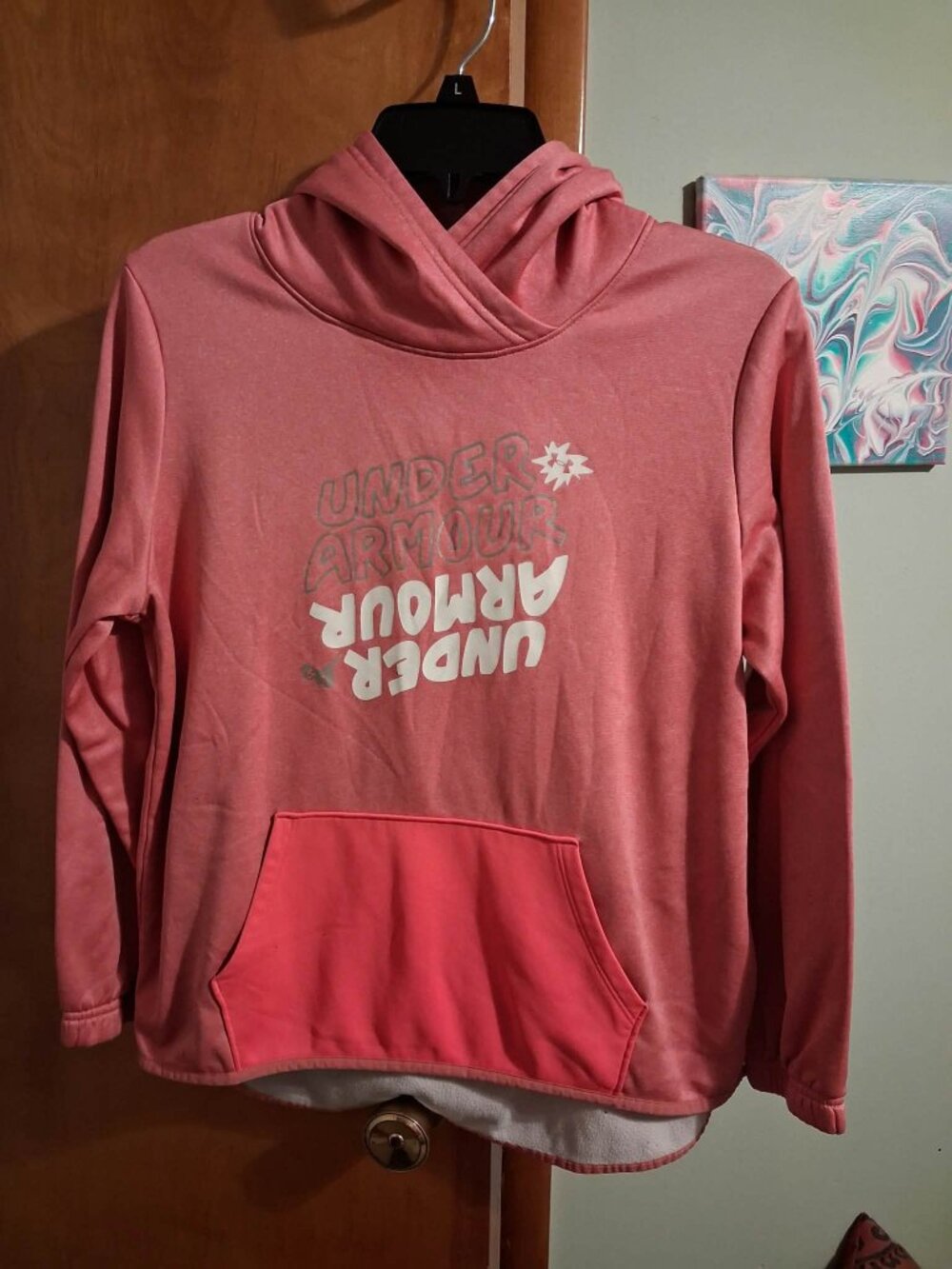 Under Armour Hoodie Size YXL Girls Pullover